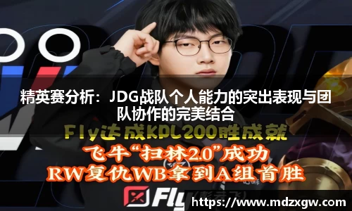 精英赛分析：JDG战队个人能力的突出表现与团队协作的完美结合