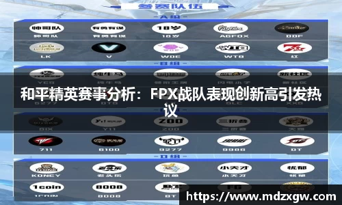 和平精英赛事分析：FPX战队表现创新高引发热议